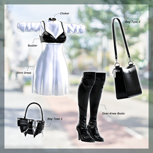 [NN SHOP] Polished Shirt Dress_For Shinra 缩略图 4