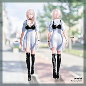 [NN SHOP] Polished Shirt Dress_For Shinra 缩略图 3