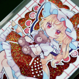 ガールズメイドプディング　コラボ　アクリルキーホルダー　チャーム　3点セット ハート型アクリルキーホルダー - nekojam - BOOTH
