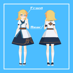 【オリジナル3Dモデル】四葩（よひら）-Yohira-【Quest対応/VRM同梱】 缩略图 2