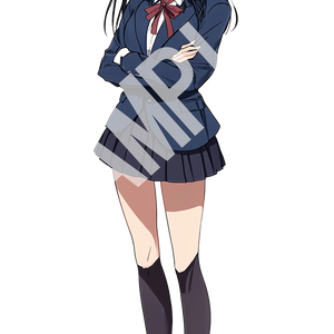 女子高生01立ち絵＋表情差分 透過PNG