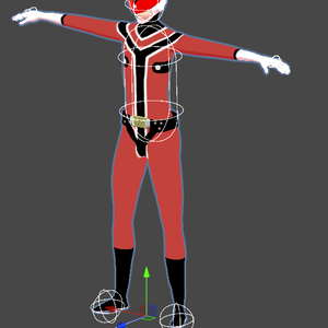RED KEEPER 3D model - 戦隊大失格 (Go! Go! Loser Ranger!)