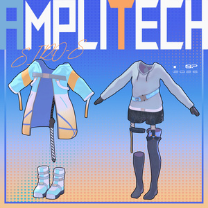 【13アバター対応】3D衣装モデル『AmpliTech』 缩略图 2