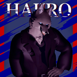 🐺【超大幅価格改定】🐺ハイイロ 製品版/ オリジナル3Dモデル　ケモノ　獣人アバター【VRchat】