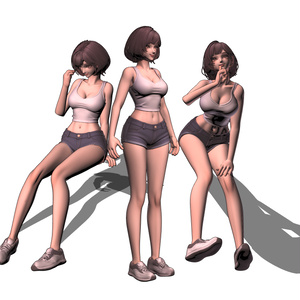 csp 3D御姉系ボディモデル