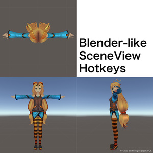 Blender的なテンキー操作で視点操作できる Unityエディタ拡張【投げ銭用】/ Blender-like SceneView Hotkeys (for donate)