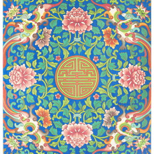 Png画像 中華円花文様アンティークイラスト素材