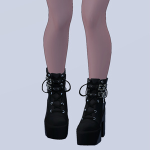 chunky heel boots