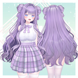 [VRC Hair] Mermaid Hair Remake 缩略图 3