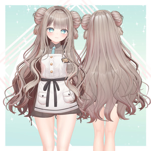 [VRC Hair] Mermaid Hair Remake 缩略图 2
