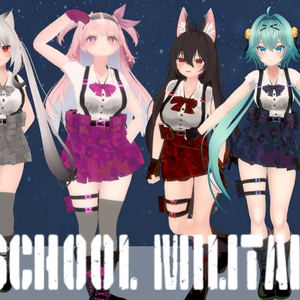 School militar (RINDO, MAYA, KOKOA AND SELESTIA)