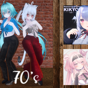 CLOTHES 70'S ( RINDO MAYA SELESTIA AND KIKYO