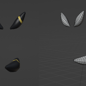 ears and tail umbreon (Vrchat) 