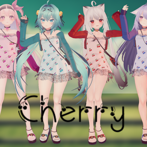 Cherry outfit (RINDO, MAYA, SELESTIA AND KIKYO)