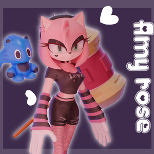Amy rose (PC+QUEST+BLENDER)