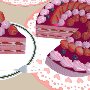 【VRChatワールド向け】食べれるケーキギミック - PC / Quest両対応 缩略图 3