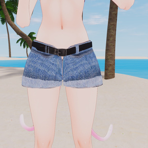【椿姫対応】デニムショートパンツ【無料】 缩略图 2