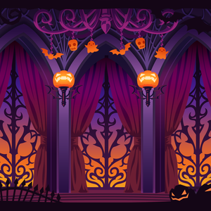 【フリー配布】ハロウィン配信用素材2021