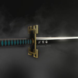 Muichiro Tokito 3D Sword - Demon Slayer Katana Replica