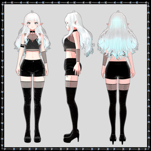 【VRChat衣装】Arduinna専用ダークエルフをモチーフにした衣装 - By duchess.rh 缩略图 3
