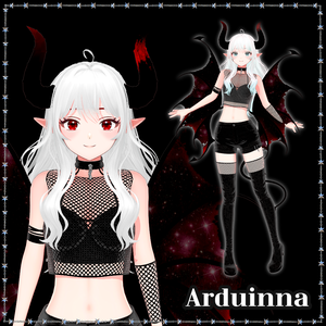【VRChat衣装】Arduinna専用ダークエルフをモチーフにした衣装 - By duchess.rh