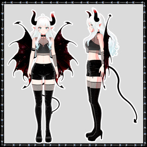 【VRChat衣装】Arduinna専用ダークエルフをモチーフにした衣装 - By duchess.rh 缩略图 2
