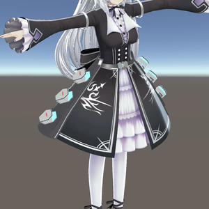 【VRC想定オリジナル3Dモデル】ますきゃっと用装備「武装携帯用腰ホルスター」