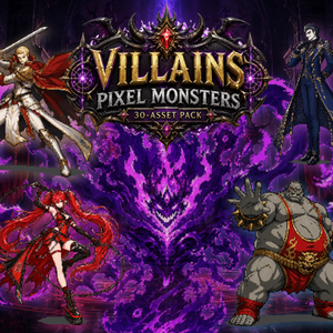 CP35-J01｜ヴィラン・悪役キャラ30体（透過PNG／商用OK） / Villains x30 (PNG)