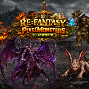 CP38｜RE:Fantasy 30体（透過PNG／商用OK） / RE Fantasy x30