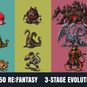 CP50-H61｜RE:Fantasy 30点（透過PNG／商用OK） / RE Fantasy x30 (PNG)