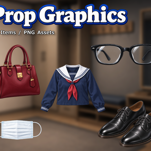 PR07｜現代小物 25点（PNG／商用OK） / Modern Props x25 (PNG)
