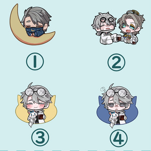 ステンドグラスアクリルキーホルダー第五人格 探鉱者 lightweight_b6babd24c6.png