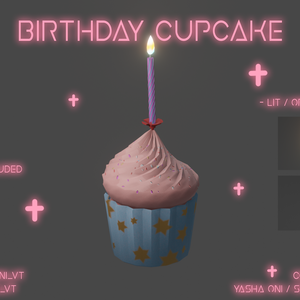 Birthday cupcake