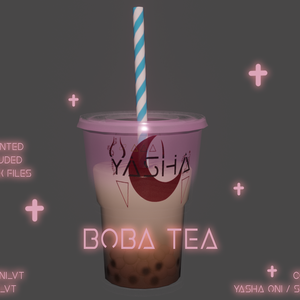 Boba tea with jiggly pearls! - .FBX , .BLEND , unitypackage