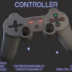 Gaming controller - .FBX , .BLEND , unitypackage