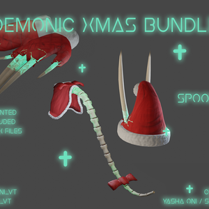 Demonic Xmas Bundle! - .FBX, .blend, unitypackage files