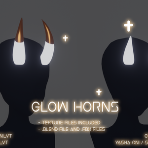 Glow Horns - .FBX, .blend, unitypackage