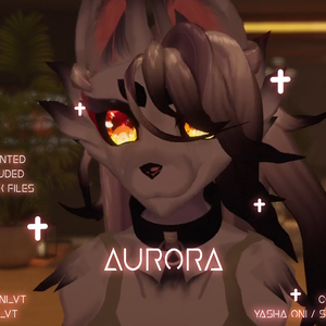 Aurora -  VRChat READY + VTuber avatar !! (FBX. Unitypackage. Blend. files)