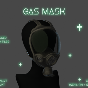 Visor Gas Mask - .fbx, .blend, unitypackage files