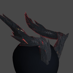 Spiked cinder horns - .FBX, .BLEND, UNITYPACKAGE 缩略图 3