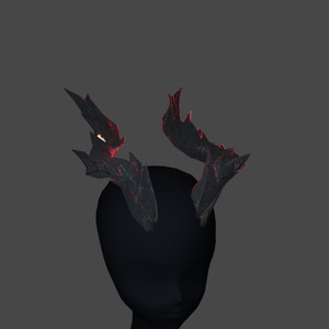 Spiked cinder horns - .FBX, .BLEND, UNITYPACKAGE 缩略图 2