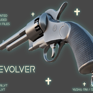 Revolver /w animations - .FBX, .BLEND, UNITYPACKAGE
