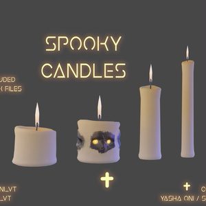 SpooOOOOOKY candles! - .FBX, .BLEND, UNITYPACKAGE files