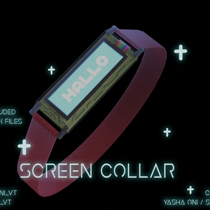 Screen Collar - .FBX, .blend, .unitypackage