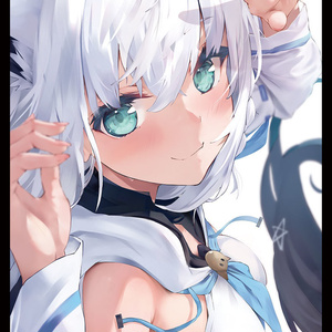 混沌の女神様 スリーブ プレイマット 白上フブキ フブキングダム