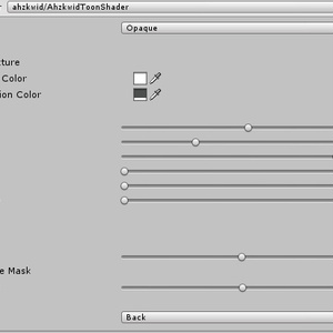 アズキドトゥーンシェーダ(ahzkwid toon shader)