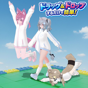 ブロッキー移動モーションパック #ahzkwid