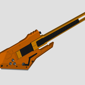 Death Stranding 2 Higgs Battle Guitar 3D printing model 1/12 scale