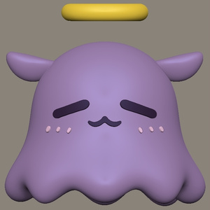 Hololive ファン Takodachi モデル　3Dプリンター用