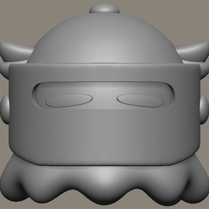 Mask Takodachi モデル　3Dプリンター用